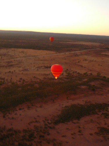 Alice Springs, Survol du Centre Rouge en montgolfière - Demi journée